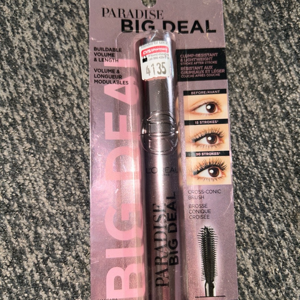 L'Oreal Paradise Big Deal Mascara‎ in Black and White